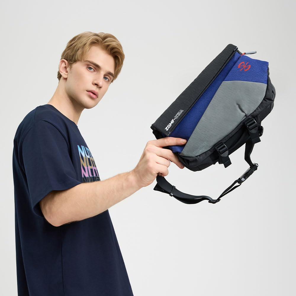 ProvidenceGundam Bolso Pecho Hombre, Bandoleras Riñoneras Hombre, Sling Bag | Gran capacidad, múltiples compartimentos, anti-salpicaduras, nylon mejorado, multiuso, diario/viajes/negocios/trabajo