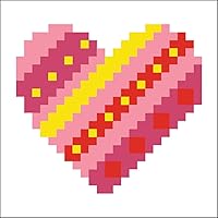 Vista 2 de DIAMOND DOTZ Kit de corazón de patchwork con marco, kits de pintura de diamantes de San Valentín para adultos, kits de arte de diamantes, un kit