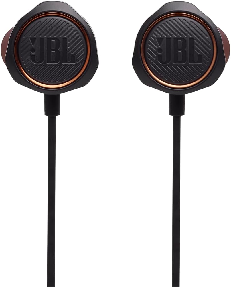 JBL Quantum 50 In-Ear Wired Gaming Headset with QuantumSOUND Technology, Black