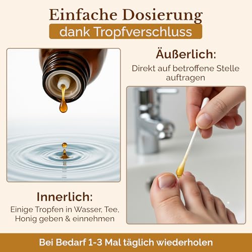 Nordbienchen Propolis Tropfen 40% - naturreine Propolis Tinktur direkt vom Imker - natürliches Rachen Spray, als Nagelserum, zum Gurgeln, bei Hautunreinheiten, uvm. Extrakt Serum 20ml