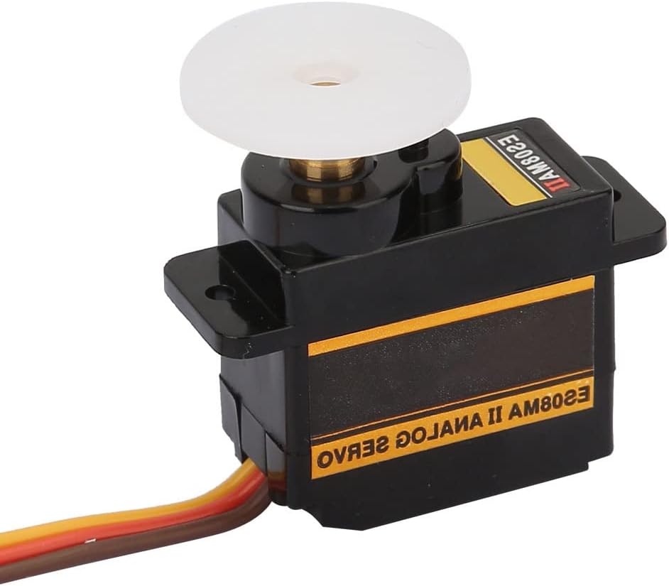 – Metal Gear Servo Set for EMAX ES08MA II, 12g/1.8 kg/10 Seconds Digital High Speed Servo Analog Gear Torque Servo Motor for Fixed Wings,450 Helicopters,Robots