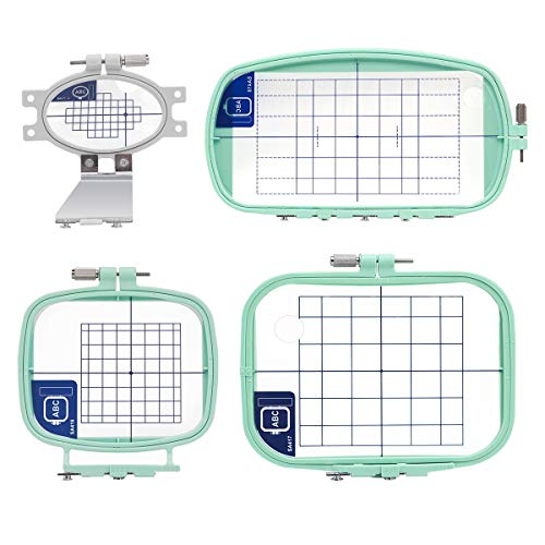 Image of Sew Tech SA415 SA416 SA417 SA418 Embroidery Hoop Set for Brother PE200 PE190D PE180 PE180D PE170D PE150 PE150V PE100 Baby Lock Accent EM1 EM2 etc. Sewing and Embroidery Machine Hoop