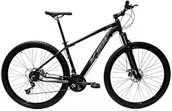 Bicicleta Bike Aro 29 KSW XLT 200 MTB Alumínio 21V Marchas Rapid Fire Cabeamento Superior Interno