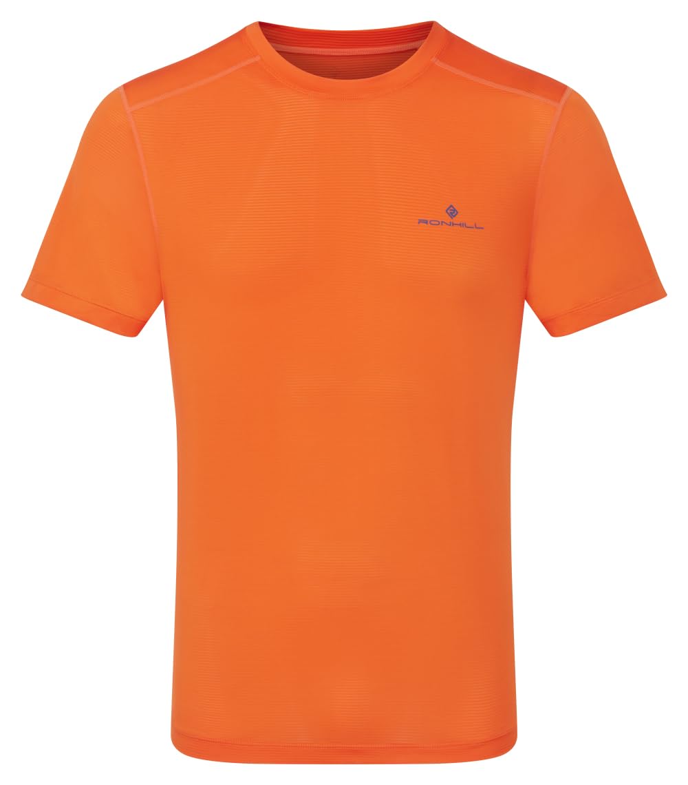 Ronhill Running, Men's Tech S/S Tee, Tangelo/Black, L