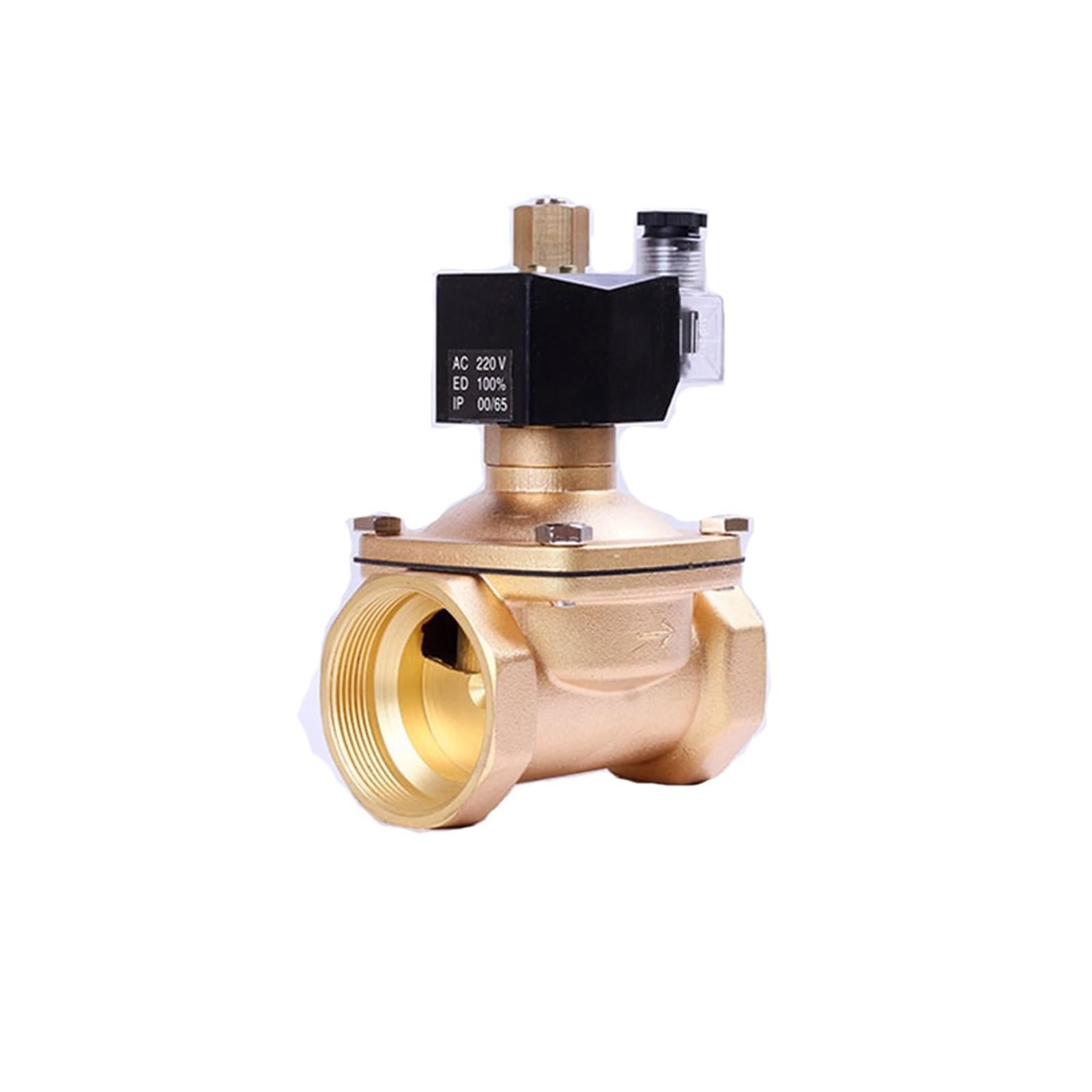 Huuoqiwy 230Vac 2Way Dn50 2Inch Solenoid Valve For Water Normally Open 220V 110V Npt Bsp Thread(230Vac)