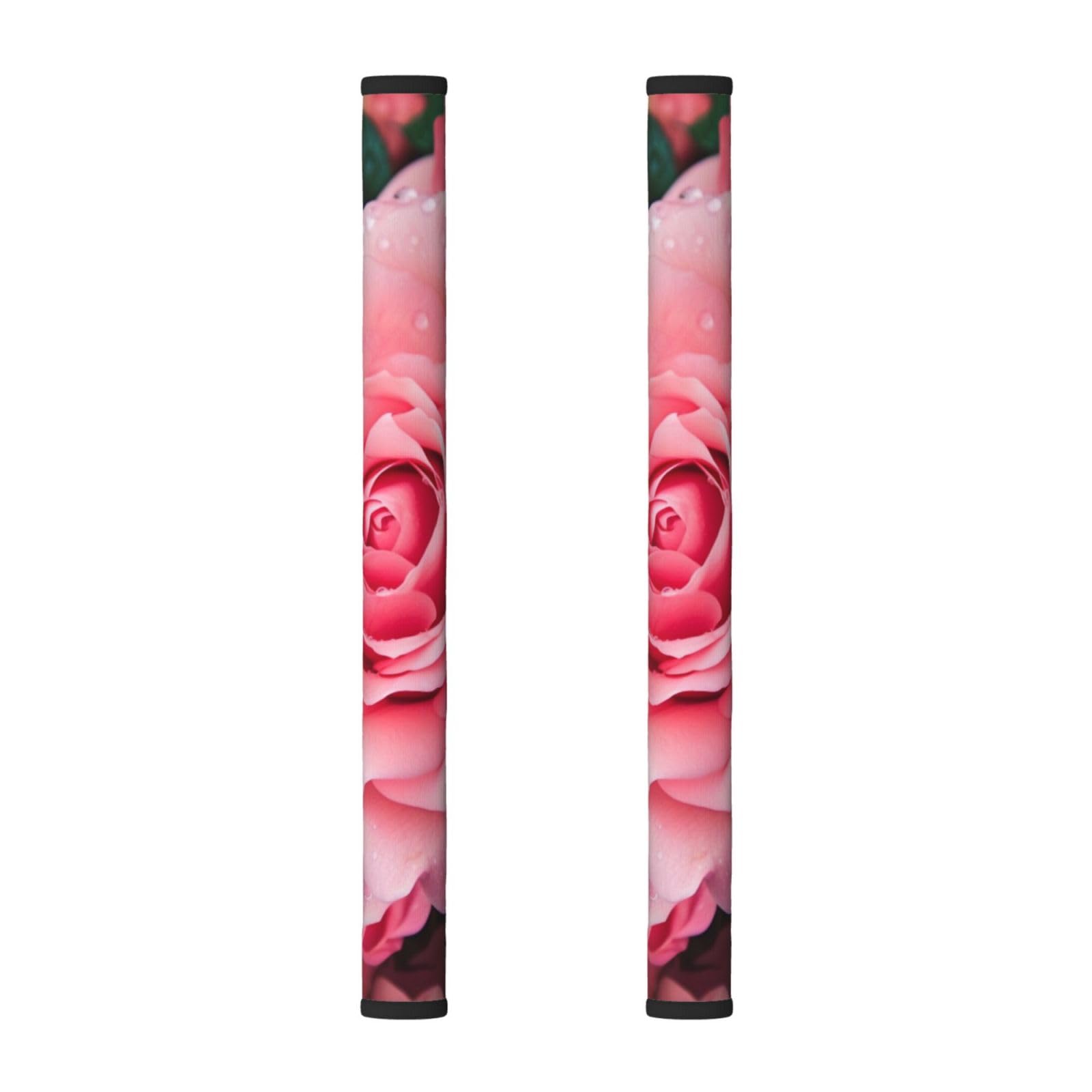 VGFJHNDF Refrigerator Door Handle Covers 2-Pack, Pink Rose Printed Protect and Decorate for Fridge Ovens Dishwashers