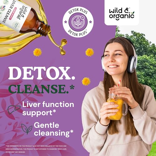 Liver Cleanse Detox & Repair Tincture - Liver Support Supplement with Organic Milk Thistle, Dandelion Root - Liver Care Liquid Drops - Vegan, Alcohol Free Drops - 2 fl oz - Image 3