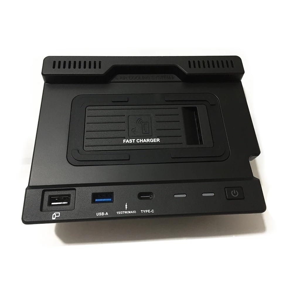 Chargeur de téléphone rapide de voiture adapté for Benz Mercedes W177 W188 W247 GLA CLA GLB 2019 – 2023, support de chargement sans fil for téléphone portable, contrôle central Usb