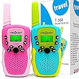 FreeTalker, Enjoy Holiday Season Traditions, Walkie Talkie for Kids, Half to 3 Mile, Gifts for Kids, 4-9 Yr, 5 Year Old Girl Birthday Gifts, Gifts for 6 Year Old Girl, 7 Year Old Girl Gifts, Toys