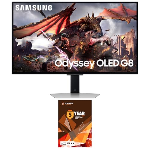 Image of Samsung 32DG8 32 Inch Odyssey G80SD 4k UHD Smart Gaming Monitor with 5 Year Amber Protection Plan (2024)