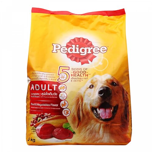 بيديجرو طعام الكلاب البالغه بنكهة لحم البقر والغنم والخضروات...