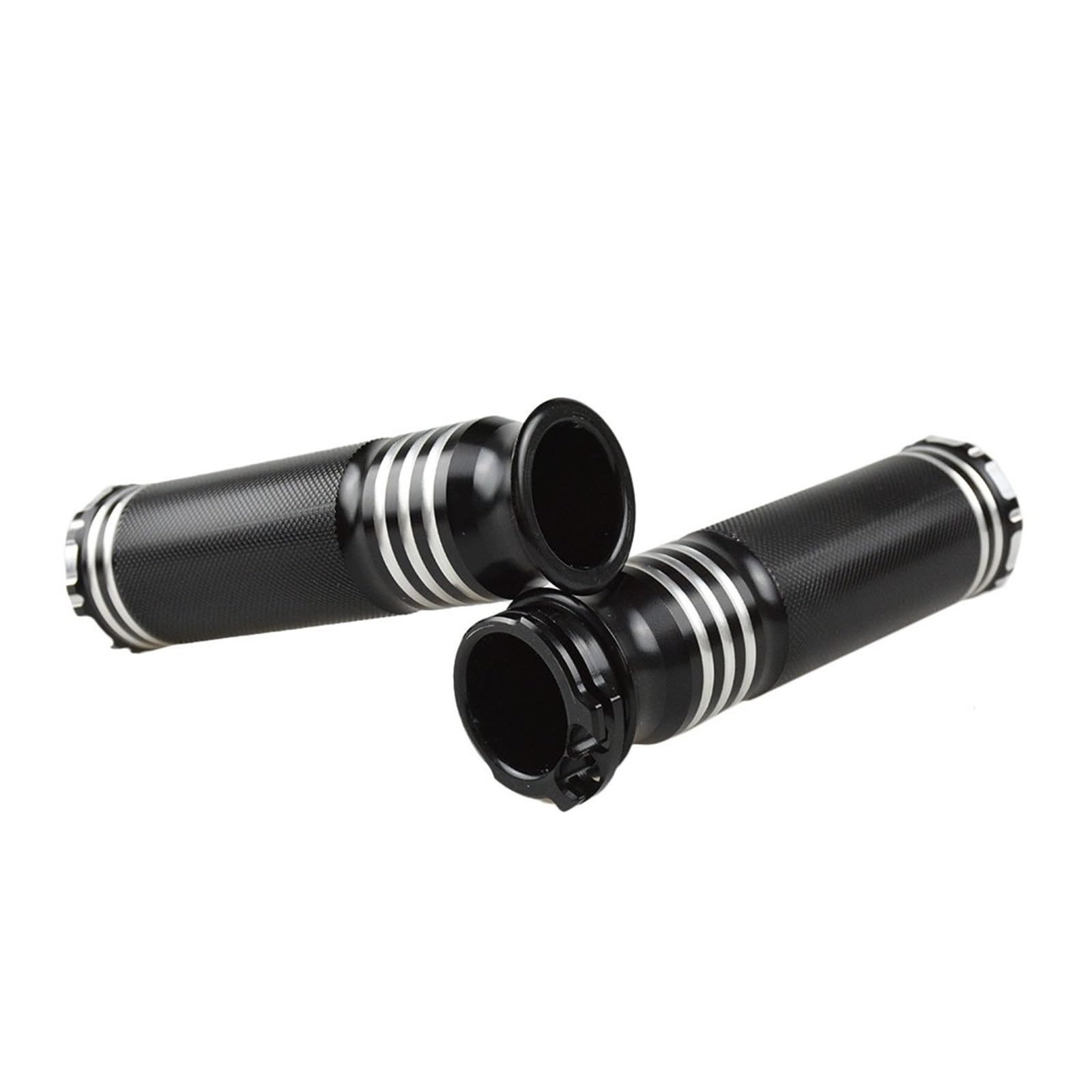 Moto 1 ''25mm Nero CNC Manubrio Maniglia In Alluminio Moto Manopole Per Har&ley Touring Sportster Dyna Softail VRSC Custom Manopole manubrio