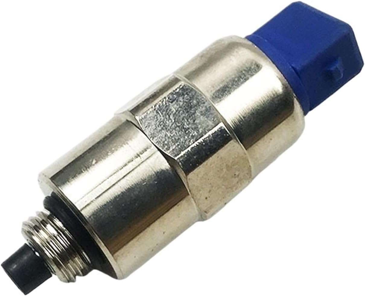 For E313 312 320D2 fuel pump diesel pump shut-off switch oil cut-off valve solenoid valve excavator Parts(24V)