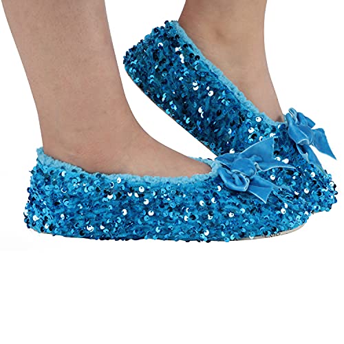 Snoozies Womens Glamour Bling Ballerina3