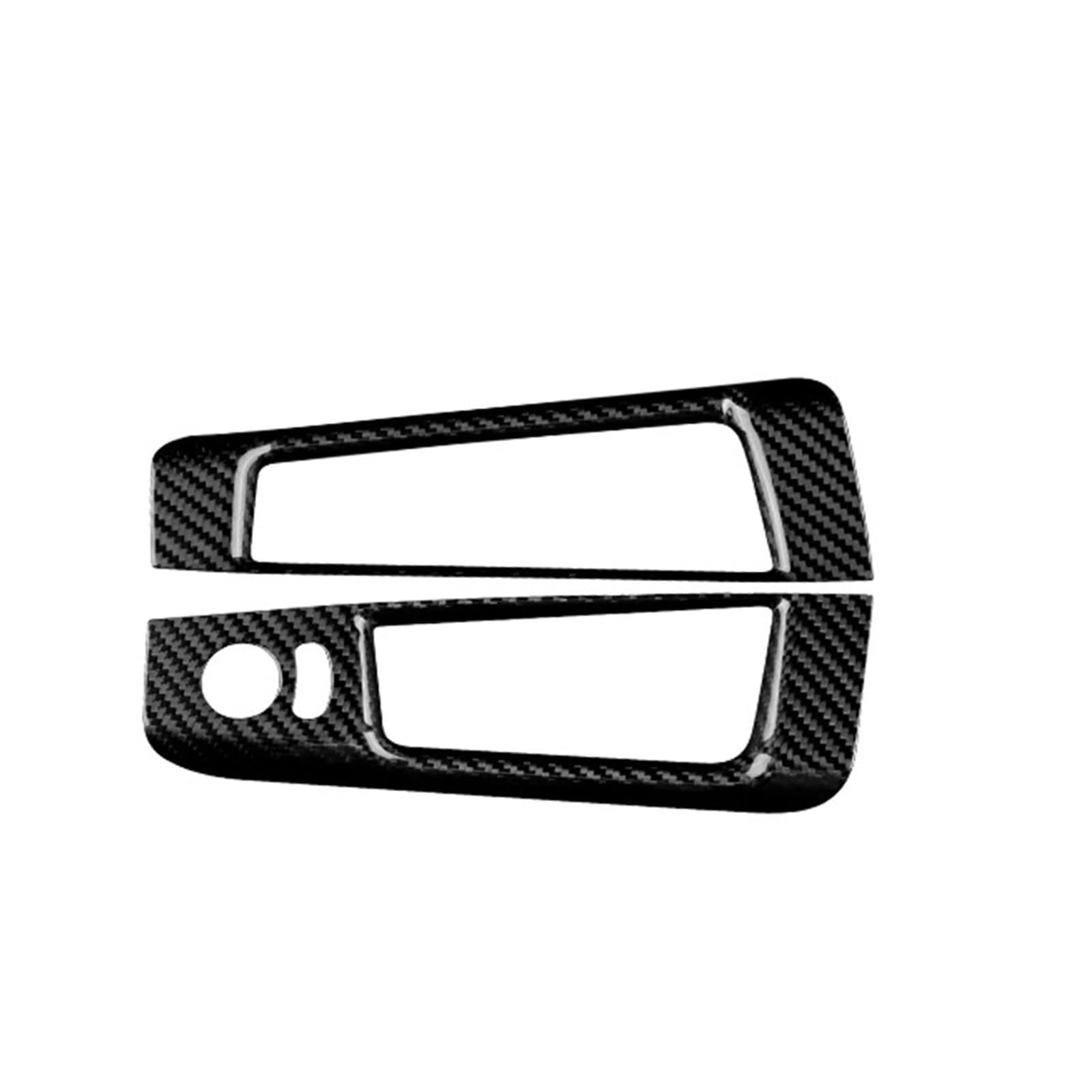 Car Trim Interior for Fiat 500 for Abarth 595 695 08-24 Car Rearview Mirror Adjustment Switch Storage Hard Dry Carbon Fiber Sticker Interior Mouldings(Only for RHD)