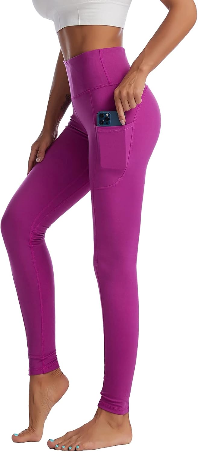 purple workout pants
