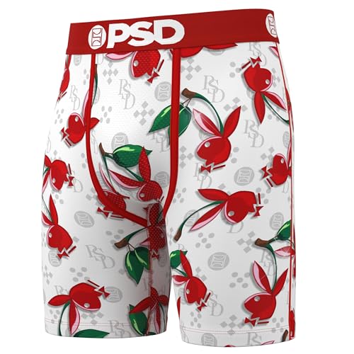 PSD Men's Playboy Cherry Lux Boxer Brief, Multi, XL