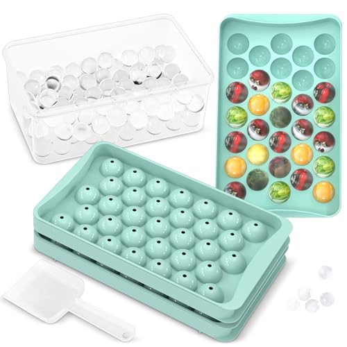 KICHLY Eiswürfelform, BPA-freier Eiswürfelform mit Deckel,...