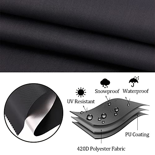 Izzybang IZ-S-76IN 76'' Outdoor Stackable Reclining Single Chaise Cover Water Resistant Heavy Duty Patio Chaise Lounge Covers For 6 Stackable Pool Chaise Lounge Chairs thumb #2