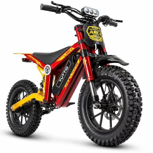 Tuttio ARC-I 36V Electric Dirt Bike for Kids 5-8, 750W Electric Motorcycle for Kids, 22MPH, Up to 25...