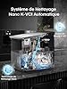 FOHERE Machine à Glaçons, 14Kg en 24h,9 Glaçons en 5 Minutes, 2 Tailles de Glaçons, Machine à Glaçon Portable de Comptoir, Autonettoyante à Glacons, Silencieuse, pour la Maison/Cuisine/Camping #5
