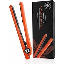 Evalectric 1.25 Inch Ceramic Flat Iron, Peach