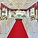 Produktbild Healon Rot Hochzeit Teppich Läufer Hochzeitsläufer Hochzeitsteppich Hochzeitsdeko Eventteppich 100 x 3 Feet Wedding Runner Carpet Hochzeitsgeschenke Für Brautpaar