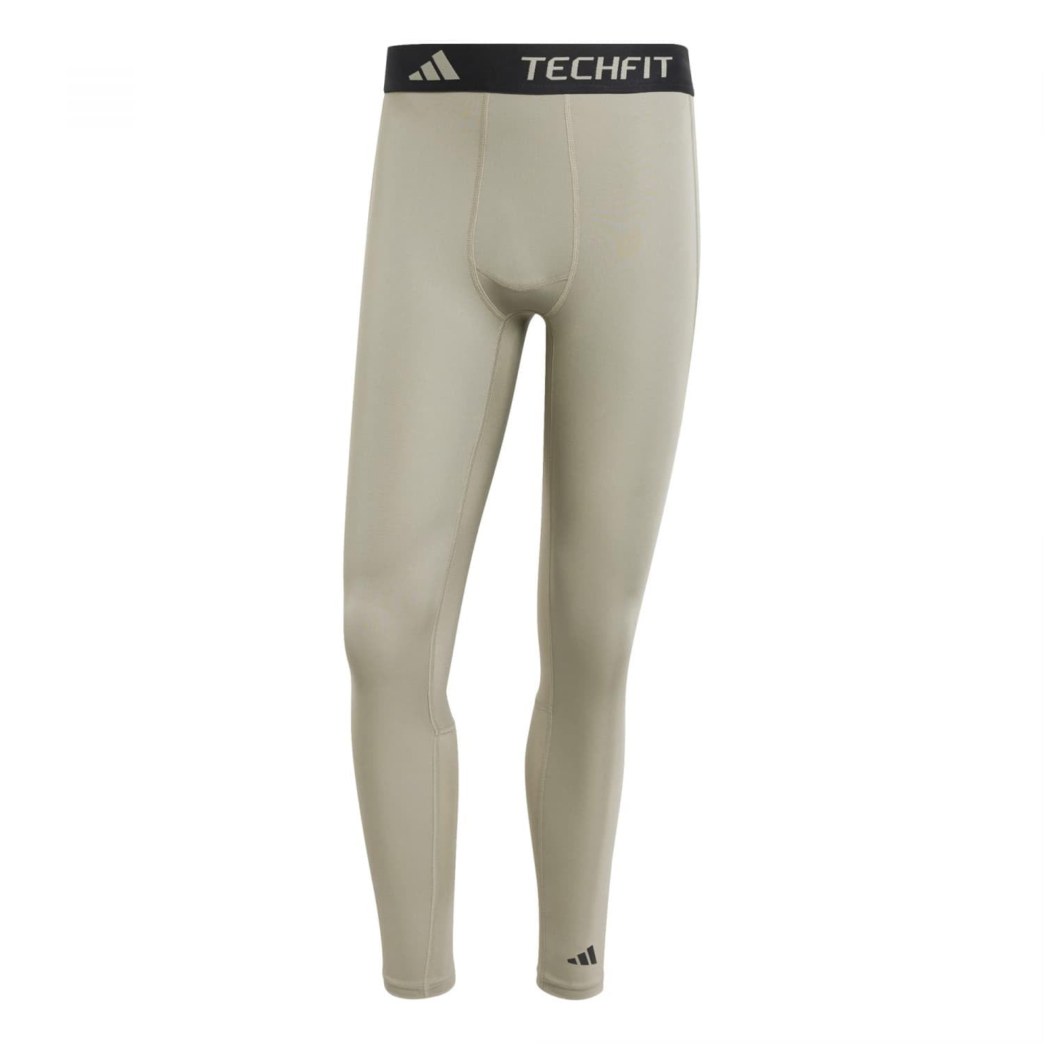 adidas Men's TECHFIT COMPRESSION TRAINING LONG TIGHT, silver pebble, XS