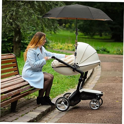 Amosfun Base De Guarda-chuva Acessórios Cadeira De Praia Braçadeira De Guarda-Chuva De Metal Suporte