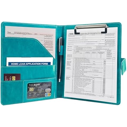 GraduationMall A5 Travel Portfolio with Clipboard Cover