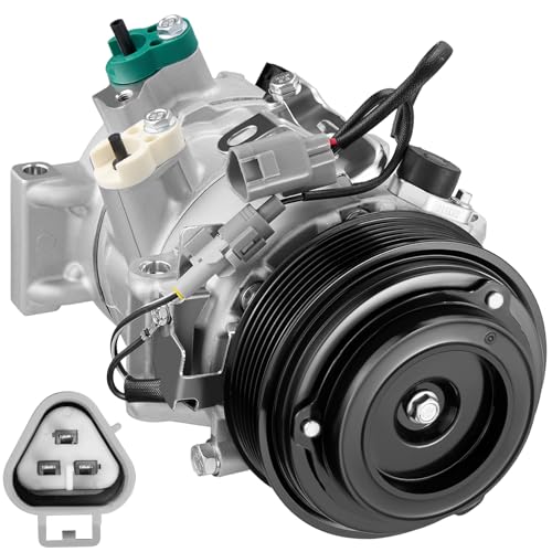 BDFHYK 98363 Air Conditioning A/C Compressor with Clutch Compatible with Toyota Avalon V6 3.5L 2008 2009 2010 2011 2012, Camry V6 3.5L 2007-2011