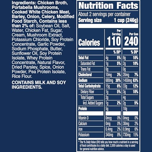 Image of Progresso Traditional Creamy Chicken & Mushroom with Barley Soup, 18.5 oz