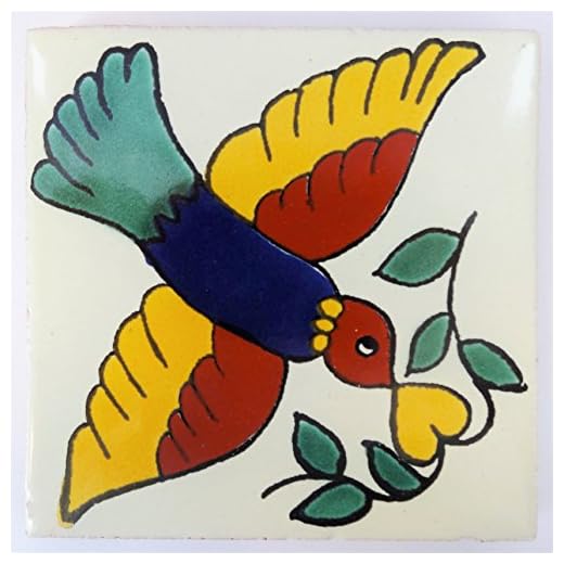 Ethically Made Mexican Talavera Tile