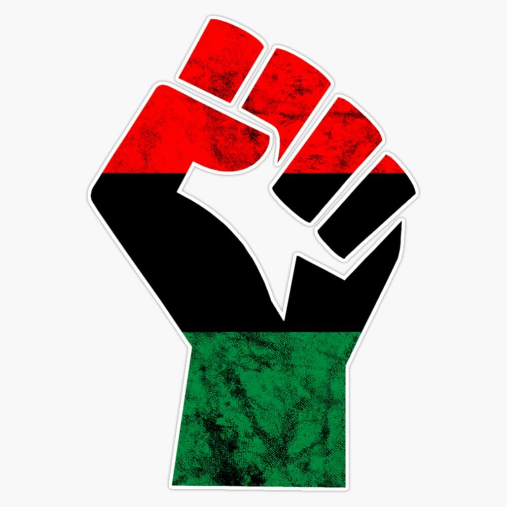 Amazon.com - Pan African Fist Unia Flag African Freedom Black