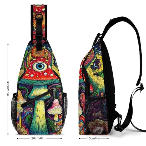 Morrales crossbody deportivos para hombre capacidad grande miniatura 2