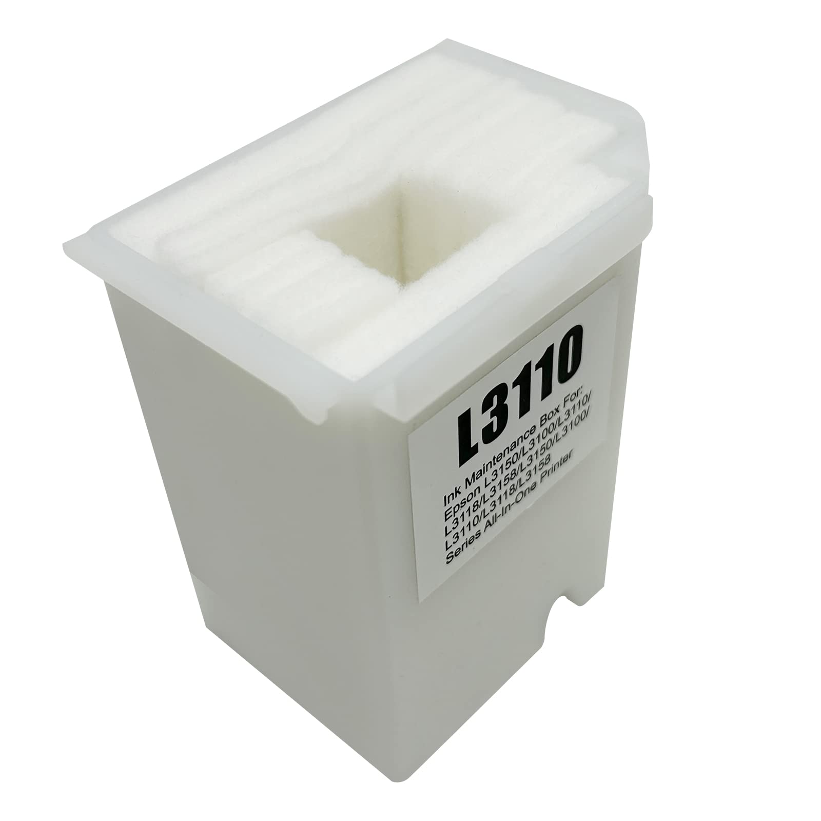 2 pezzi L3110 scatola di manutenzione dell'inchiostro compatibile con EcoTank ET2880 ET2800 ET2820 ET2803 ET4700 ET4800 ET-2710 ET-2711 ET-2712 ET-2714 ET-2720 ET-2721 ET-2726 Stampante
