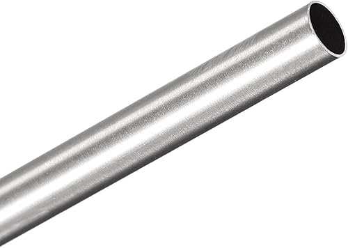 Miniatura 4 de uxcell Tubo redondo de acero inoxidable 304 0.197 in OD 0.008 in espesor de pared 11.811 in longitud 3 piezas