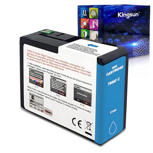 Cartouche d'encre reconditionnée T8501 cyan pour imprimante Surecolor P800