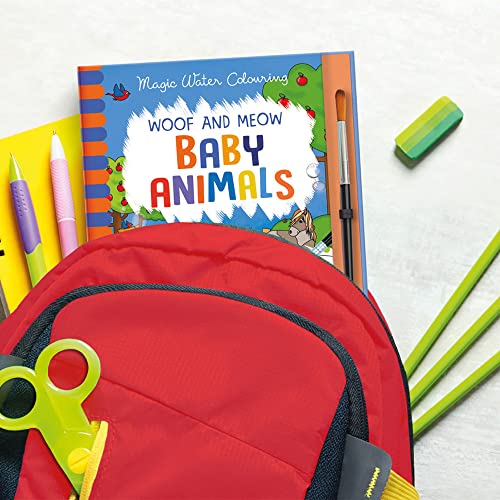 Woof and Meow - Baby Animals, Mess Free Activity Book (Magic Water Colouring)