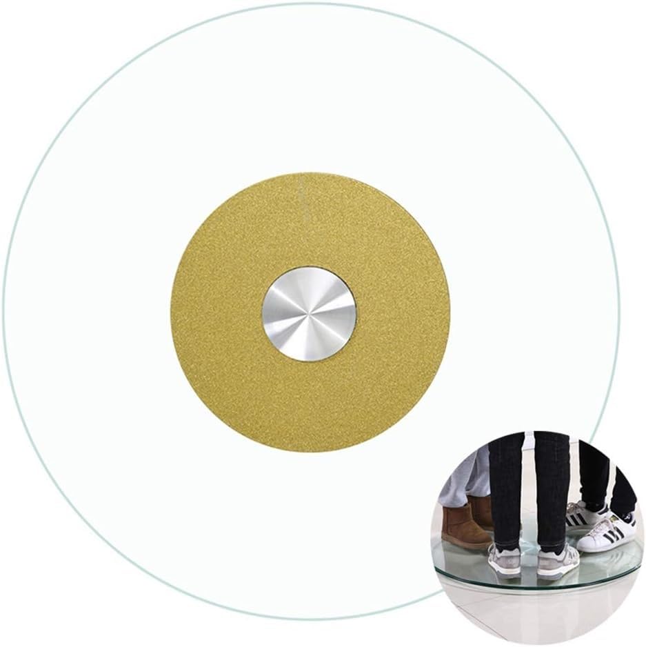Plateau tournant en verre trempé 70 cm pour grand plateau rotatif de table