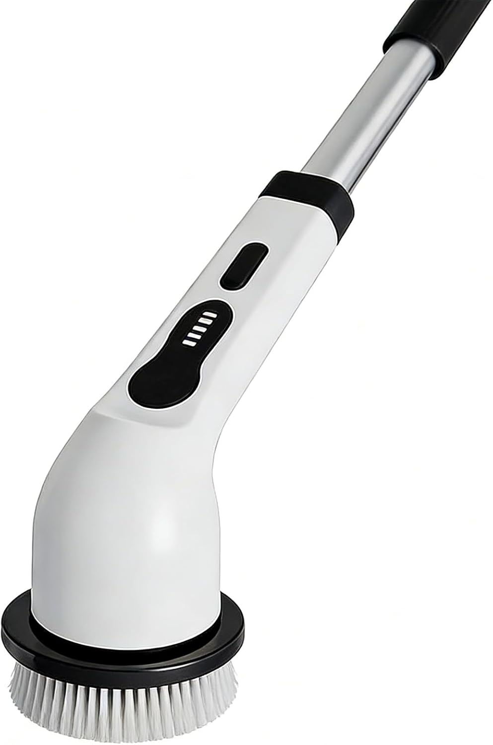 Electric Scrub - Brush for Bathroom | Adjustable Handle with Power & Resilient Sleek for Car, Kitchen, Home and Shower Floor Tile Tub Grout Wall Toilet Cleaning Gadget