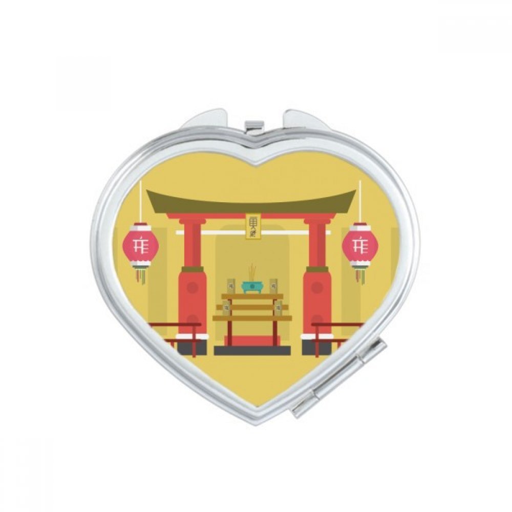 Miroir de poche Lanterne Memorial mignon petit miroir compact pour sac à main