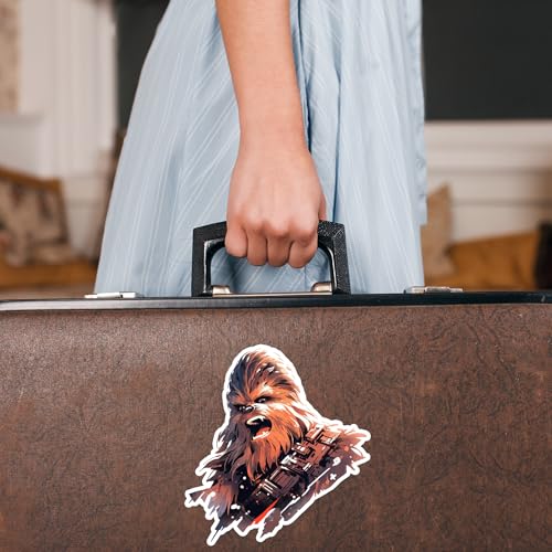 Image of SW Wookie Chewbacca Sticker Decal Notebook Car Laptop 5.5 inchx5.25 inch (Color)