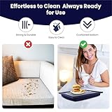 Lesser & Pavey Starry Night Cushioned Lap Tray | Bean Bag Lap Trays With Padded Cushion | For Drinks Food Breakfast Laptop | Lovely Cushioned Lap Tray For Home & Office - Vincent Van Gogh - Image 5