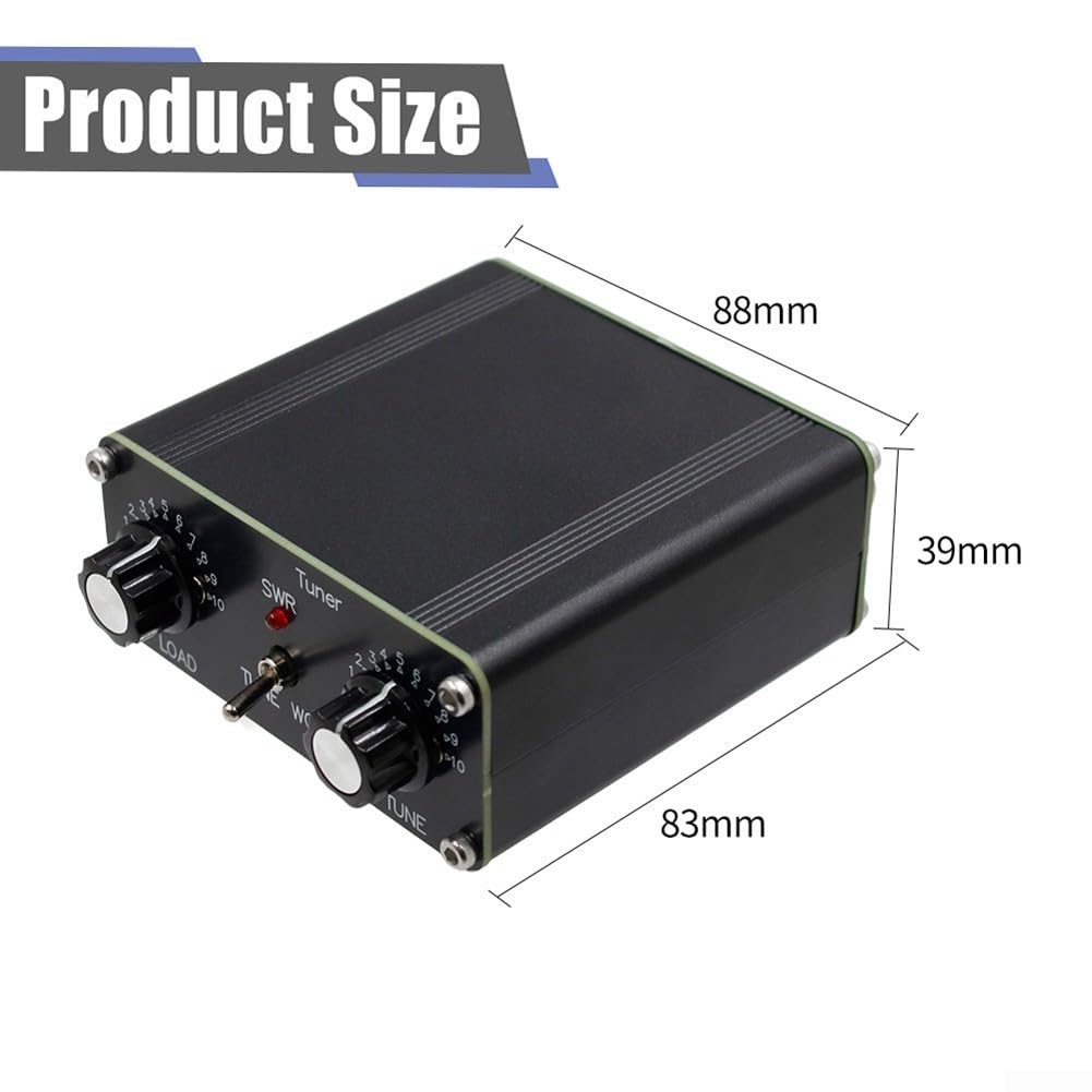 QRP Tuner d'antenne manuel pour Z-Match QRP Tuner d'antenne manuel 3-28 MHz 5 W Réglage manuel pour radio HAM