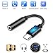 Produktbild USB C Kopfhöreradapter,Typ C Audio Adapter 3,5 mm Buchse Chipset Chip DAC Hi-Res kompatibel für Google Pixel 3/2, HTC U11, Moto Z, Sumsang, Huawei, mi Mix 2s