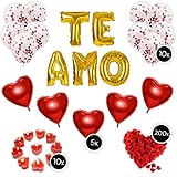 ❤️ LA DECORACIÓN PERFECTA - Nuestro set de decoración XXL es perfecto para cualquier ocasión romántica, ya sea el día de San Valentín, el compromiso, la boda o una agradable velada para dos!