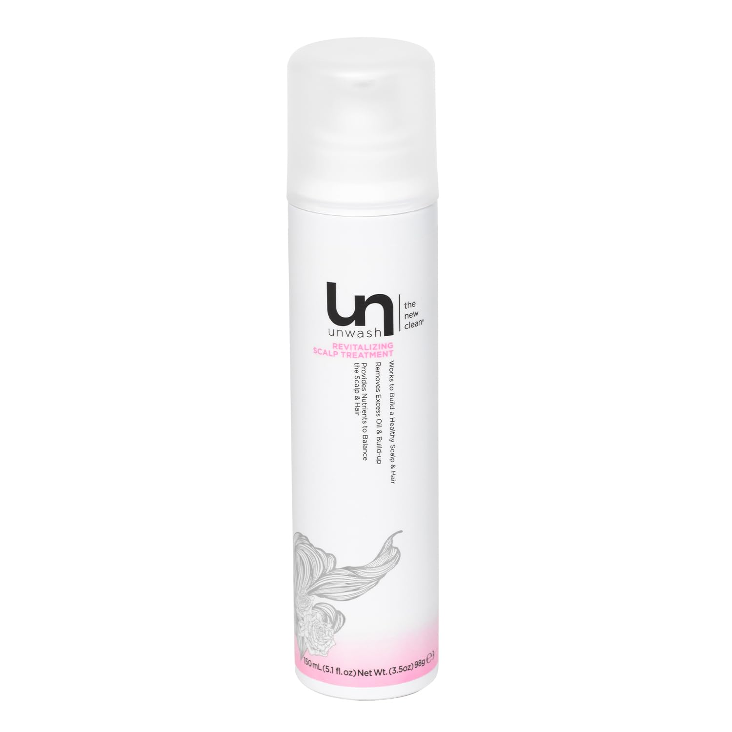 Unwash Revitalizing Scalp Treatment - Helps Remove Build-Up, Balances Oil, Lightweight, Cruelty Free - 5.1 oz