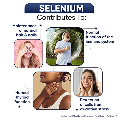Selenium-200mcg-365-Selenium-Tablets-1-Year-Supply-Yeast-Free-Selenium-Supplements-L-Selenomethionine-Natural-Immune-System-Thyroid-Supplements-Hair-and-Nail-Supplements-for-Women-Men