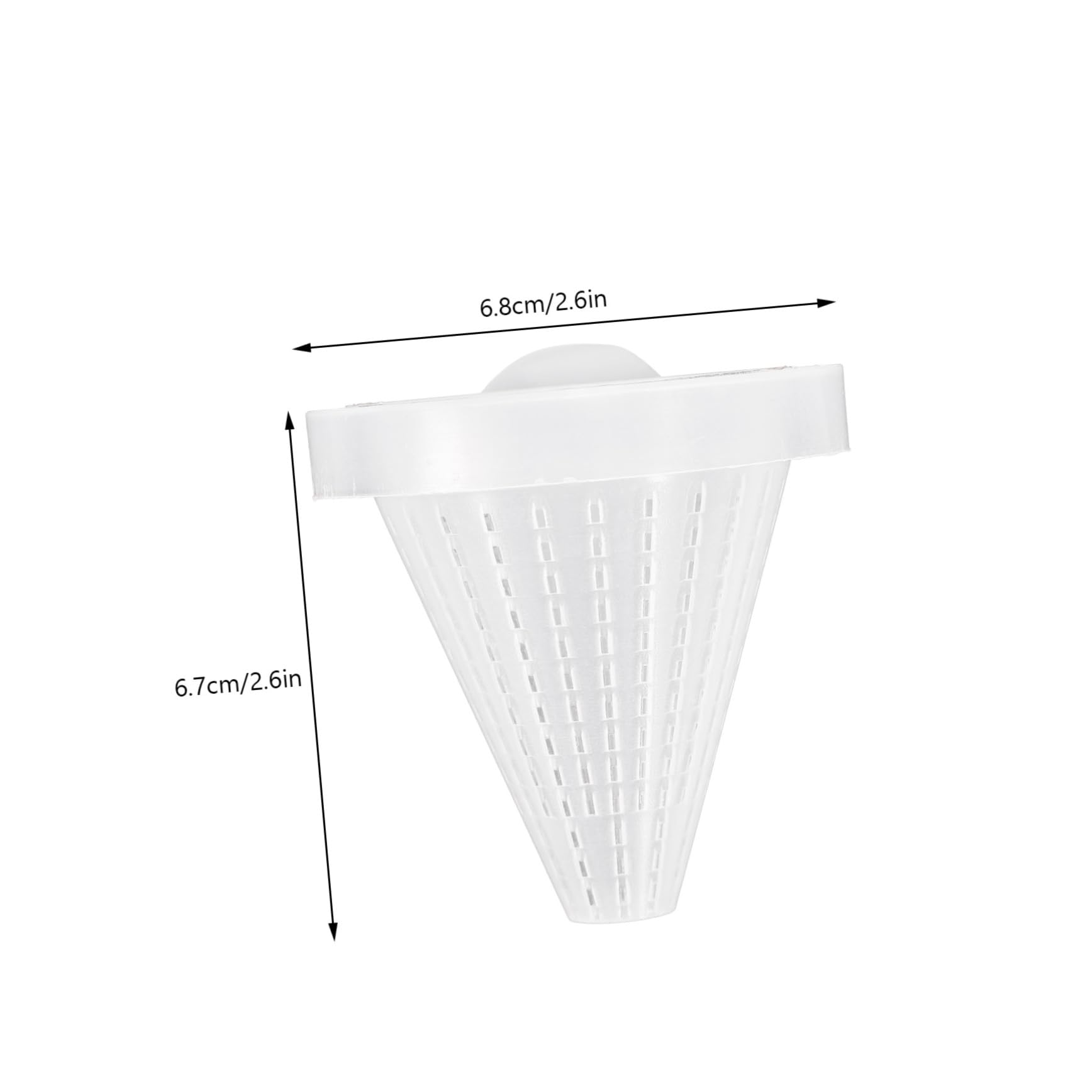 CORHAD 10pcs Fish Feeder Suction Cup Red Worm Aquarium Cone Feeder Food Cone for Live Food Random Color